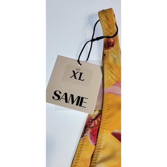 SAME Los Angeles Bottom Swim  Womens Floral 90s Size XLarge - Picture 6 of 8